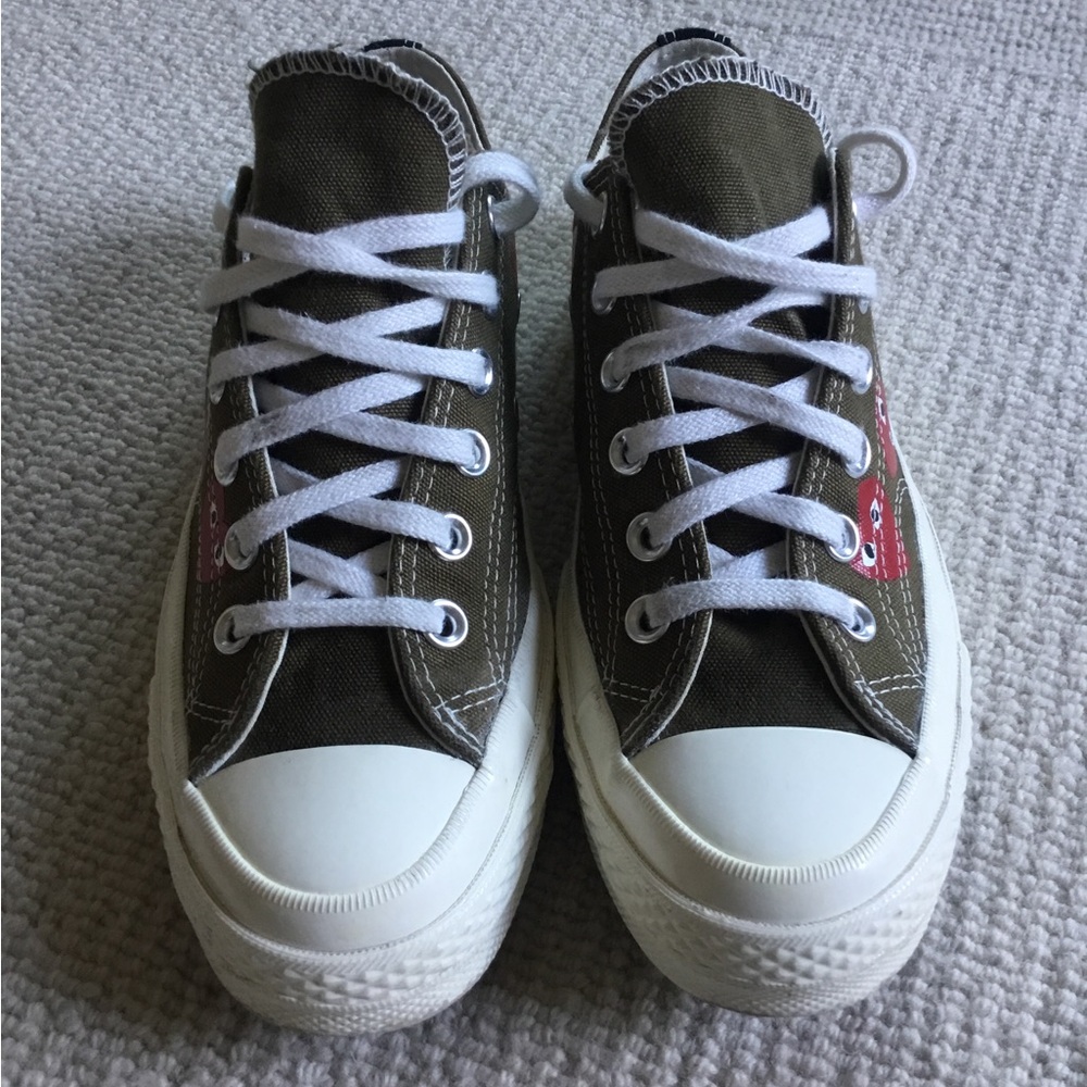 Converse chuck 70,Low X Comme ' Sneakers in Olive and White